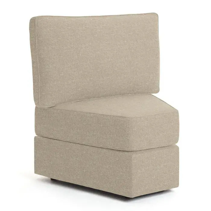 Wedge Seat Cover Set: Tide Solid Microsuede - Thumbnail 4